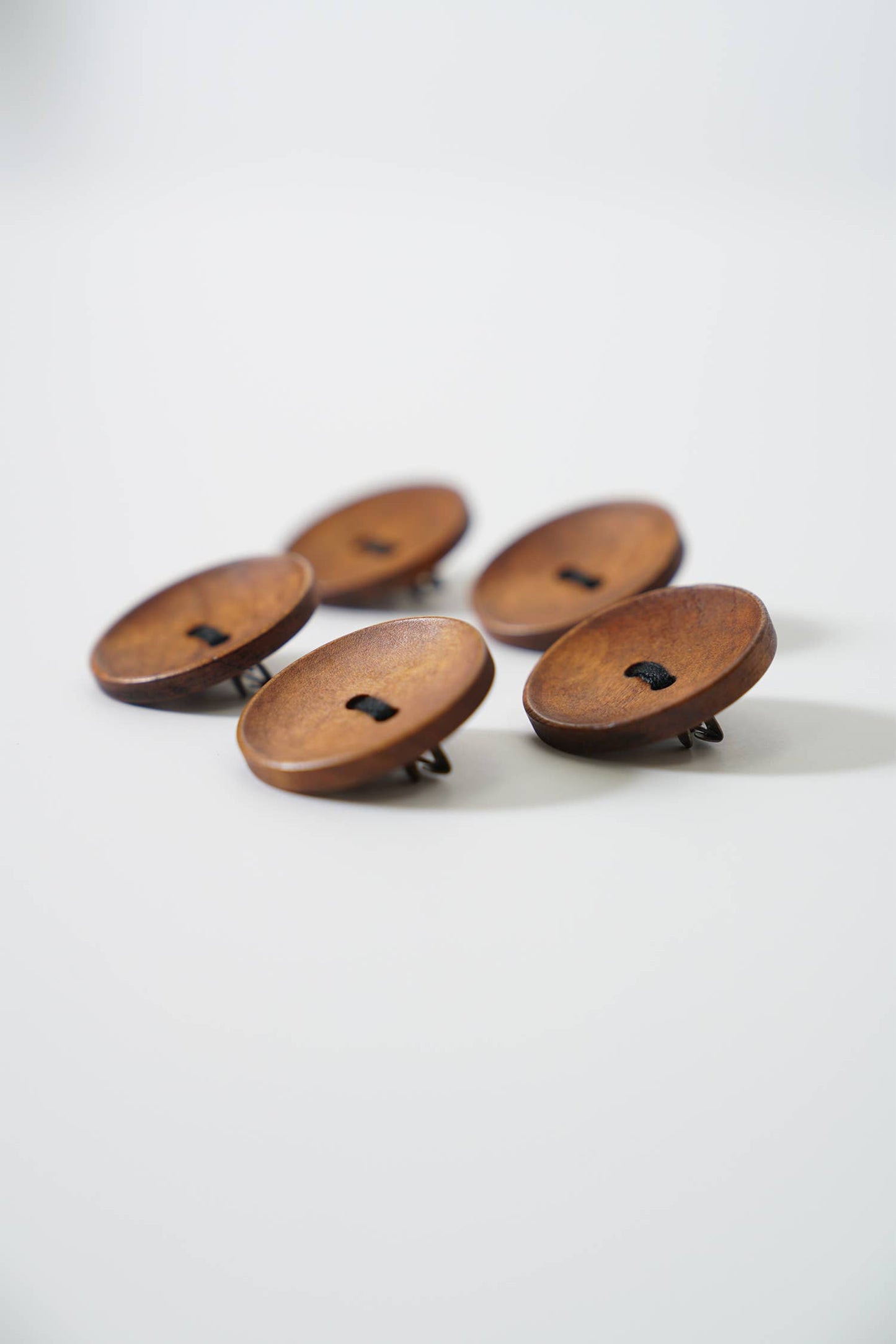 COCONUT BUTTON BROOCH