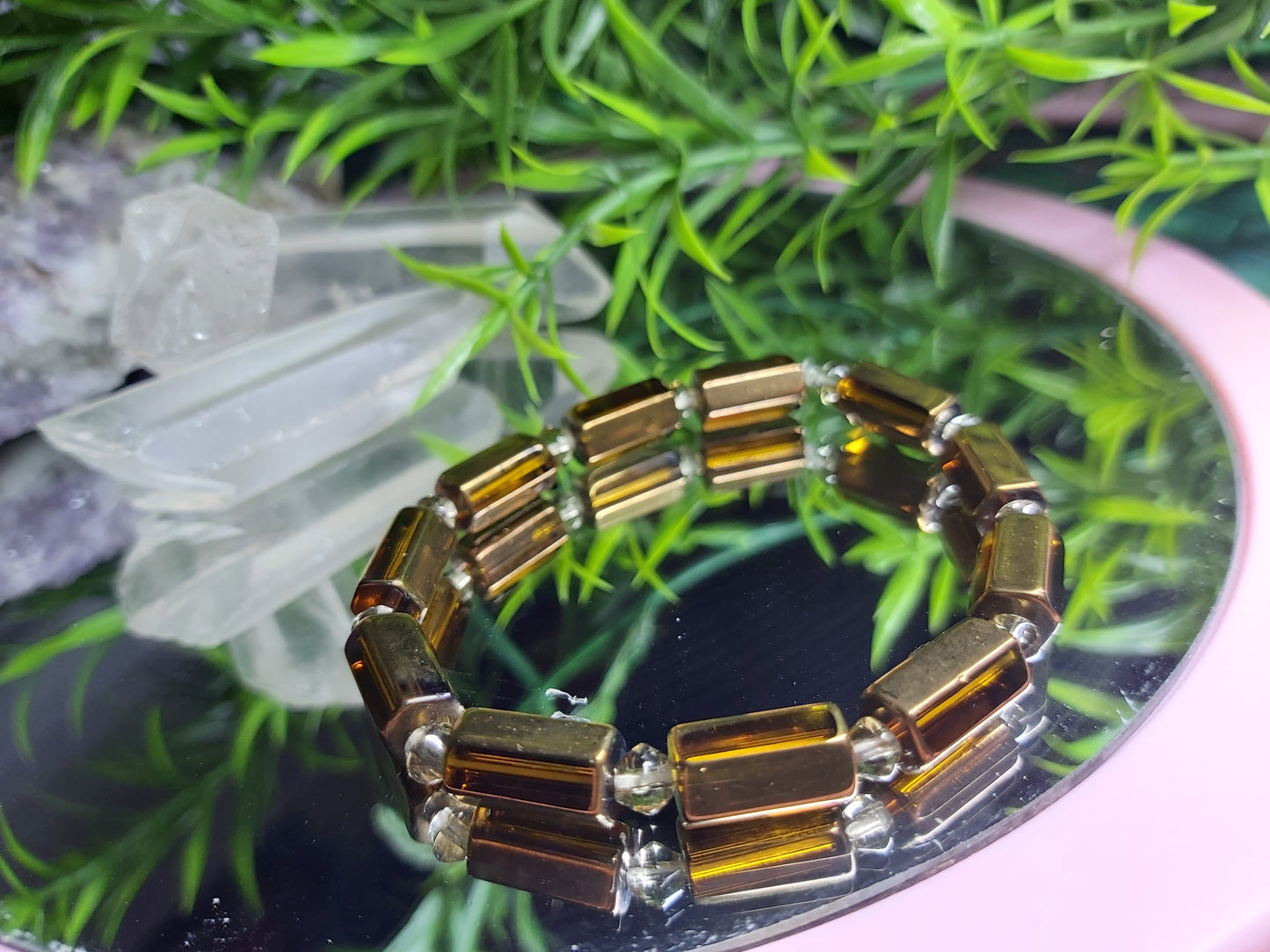 Bracelet, bead, bracelet, gifts, gift, shop, unique, handmade, hand, made, giftshop, Thunder Bay, thunderbay, Ontario, spirituality, spiritual, gift set, brown,