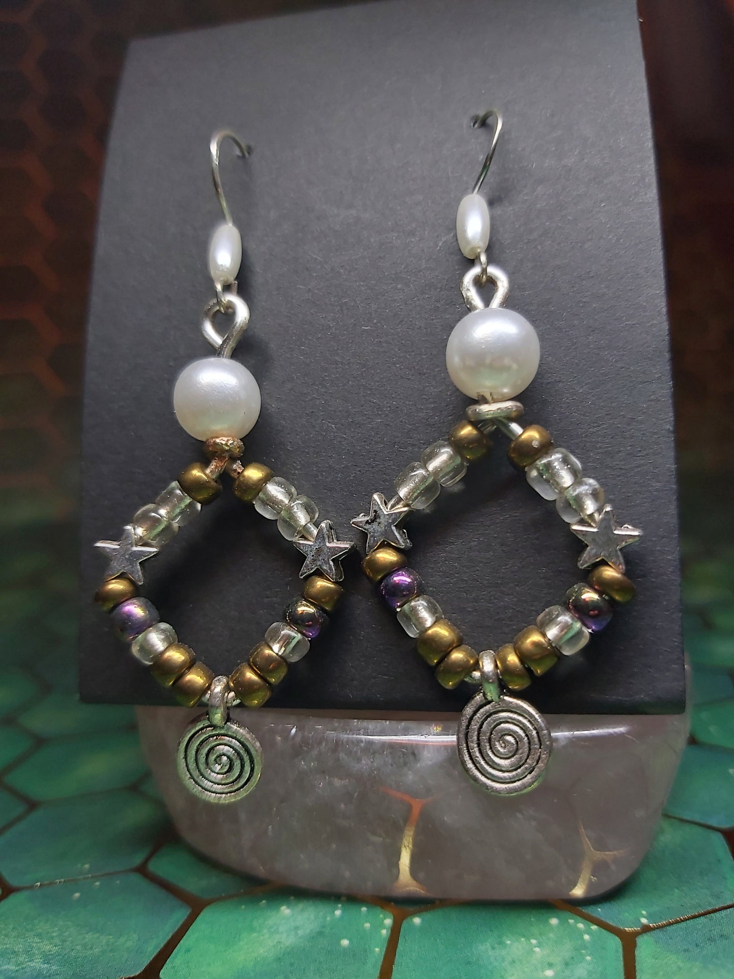 Mother Gaia Silver Earrings