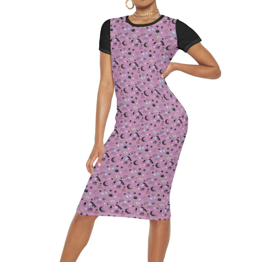 Witchy Vibes T-Shirt Dress