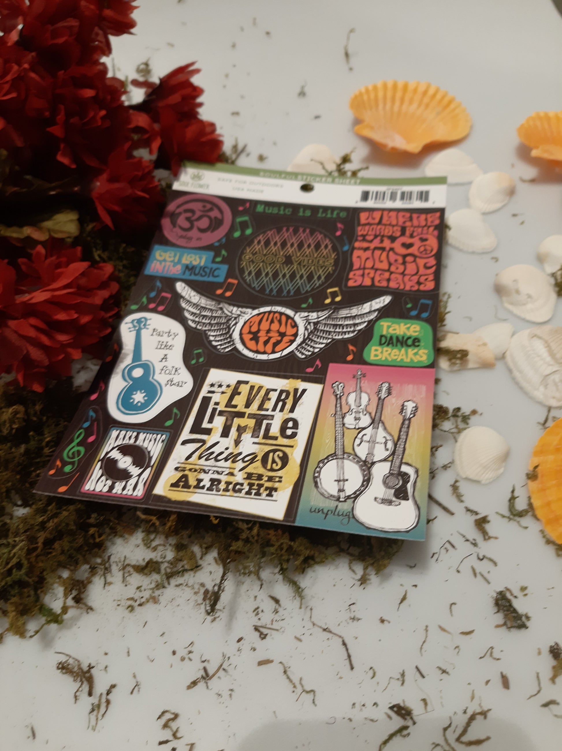 Vinyl Sticker Waterproof Indoor Outdoor Canada Canadian Shop Northern Ontario Art Stickers Stickersheet sheet binder locker waterbottle bike vehicle durable music lovers mothers day gift