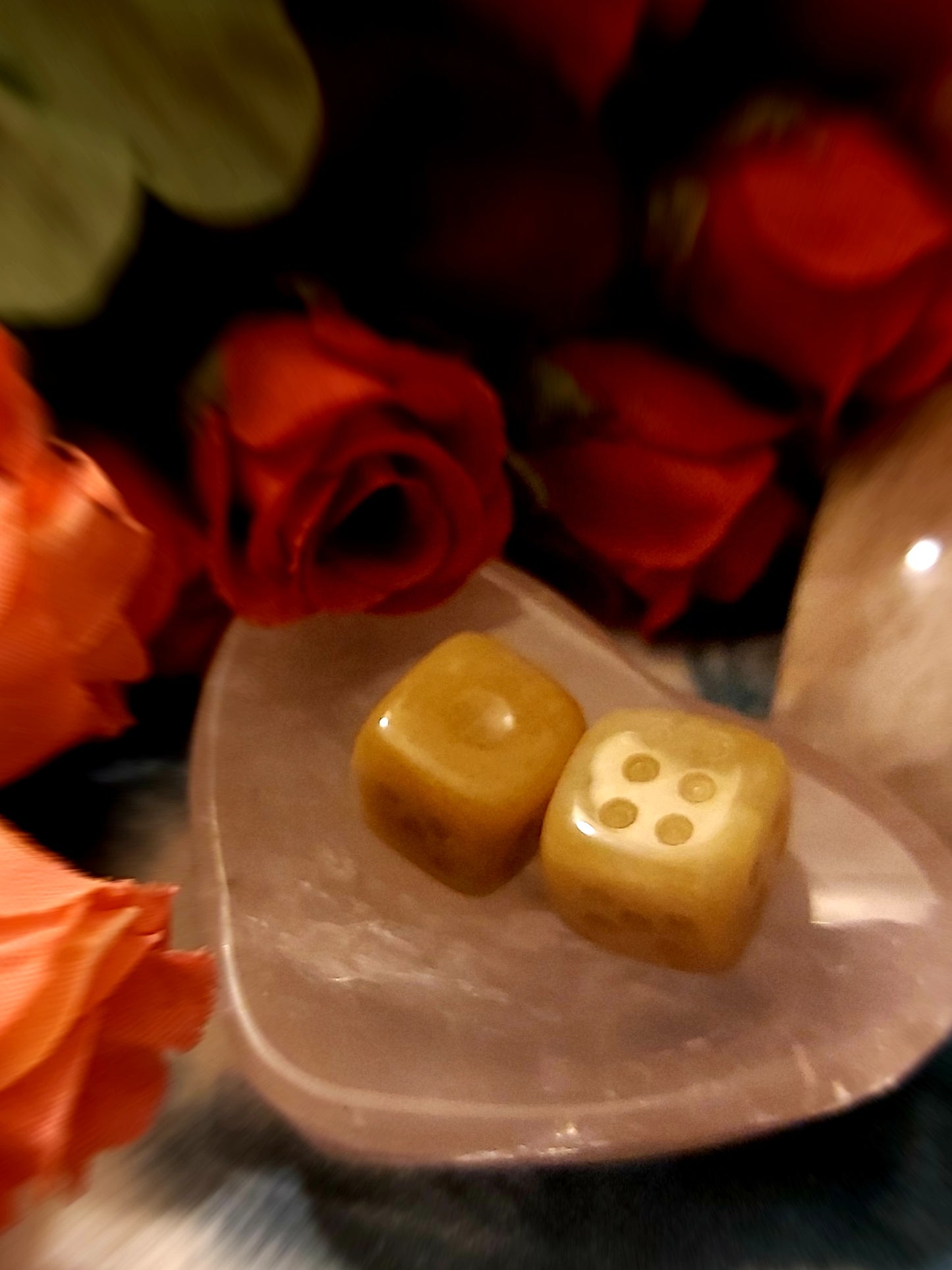 Stone, Dice, stone dice, gift, giftset, pairs, canada, gifts, gift shop, natural stone, natural stone dice, yellow aventurine, yellow aventurine dice
