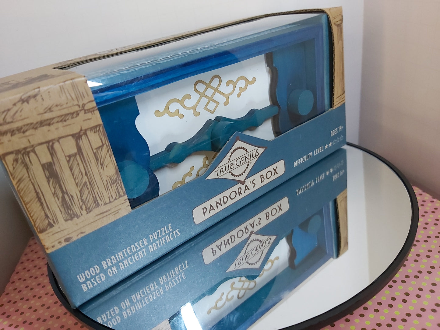 Puzzle Box, pandoras box, pandora, pandorasbox, blue, puzzle, puzzles for adults, puzzles for alzheimers, brain puzzle, piggy bank, unique piggy bank, multipurpose, gift, unique gift, unique gifts, uniquegifts, fun, kids, teens , for him, for her, stim, Canada, Canadian, giftshop, gifts, gift,  gift box 