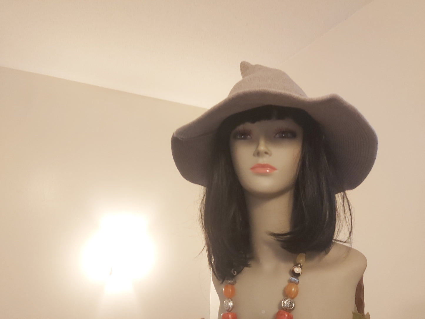 Wool, Witch, Hat, Witch Hat, Halloween, Canada, Canadian, warm, fall, winter, clothing , accessories, Witchy, red, Grey, Black, cool beige, everyday wear, costume, high quality