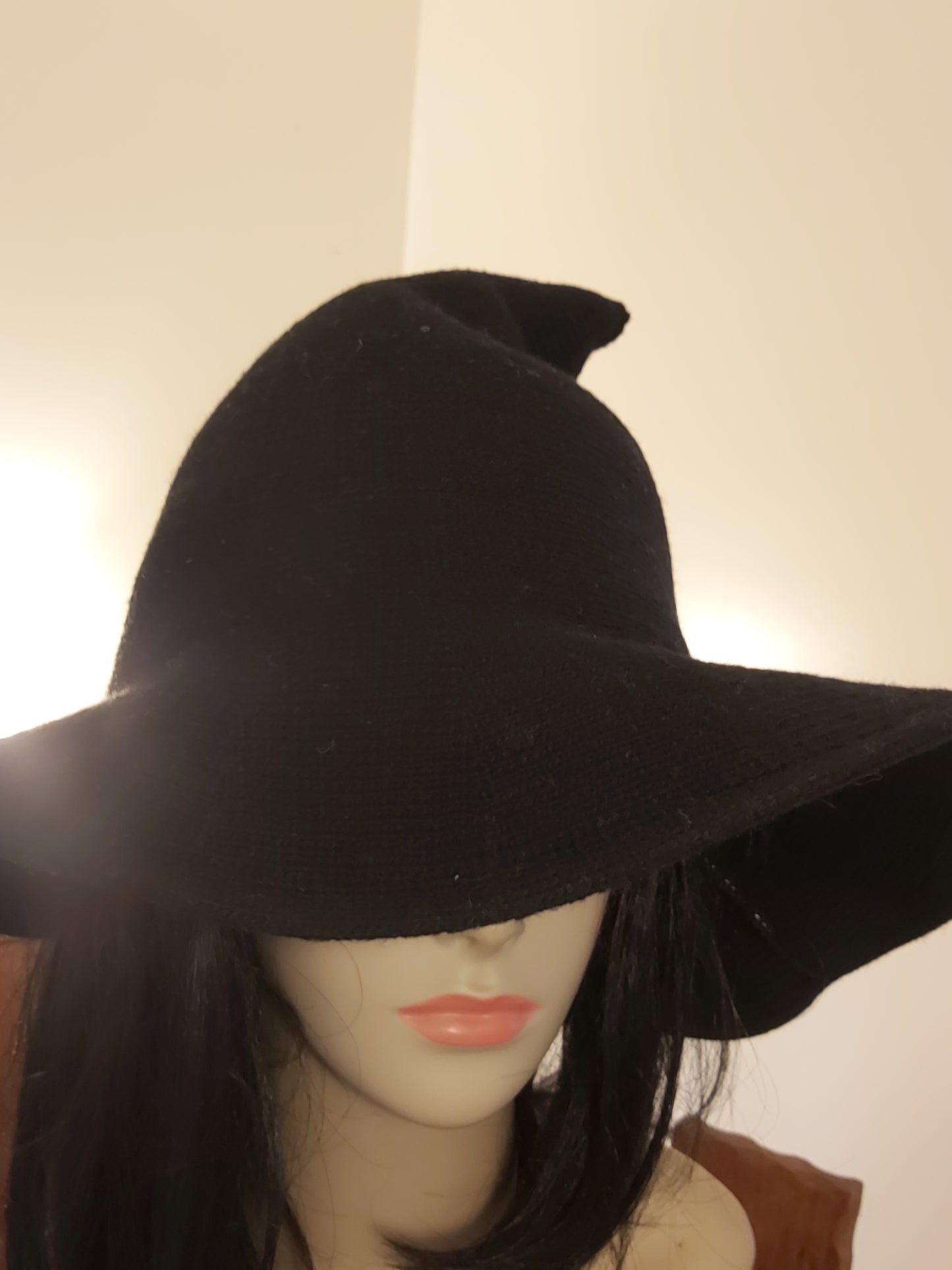 Wool, Witch, Hat, Witch Hat, Halloween, Canada, Canadian, warm, fall, winter, clothing , accessories, Witchy, red, Grey, Black, cool beige, everyday wear, costume, high quality
