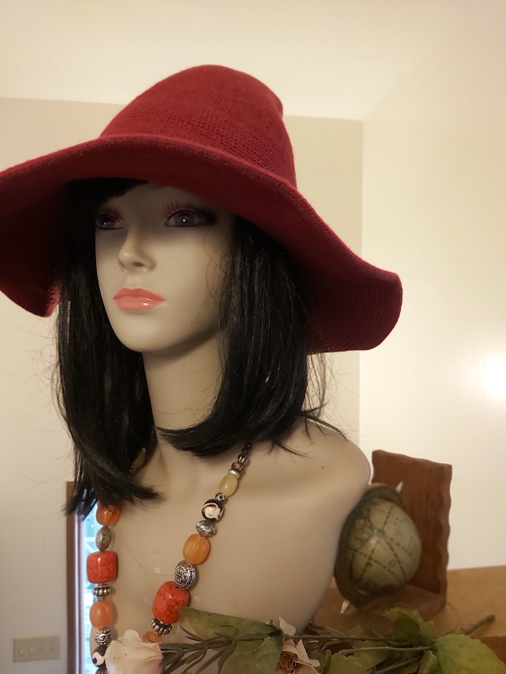 Wool, Witch, Hat, Witch Hat, Halloween, Canada, Canadian, warm, fall, winter, clothing , accessories, Witchy, red, Grey, Black, cool beige, everyday wear, costume, high quality