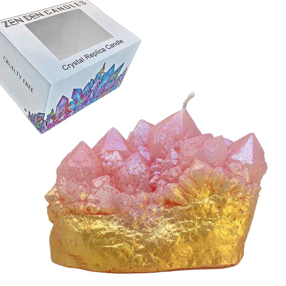 Exclusive Gold Dipped Crystal Candles