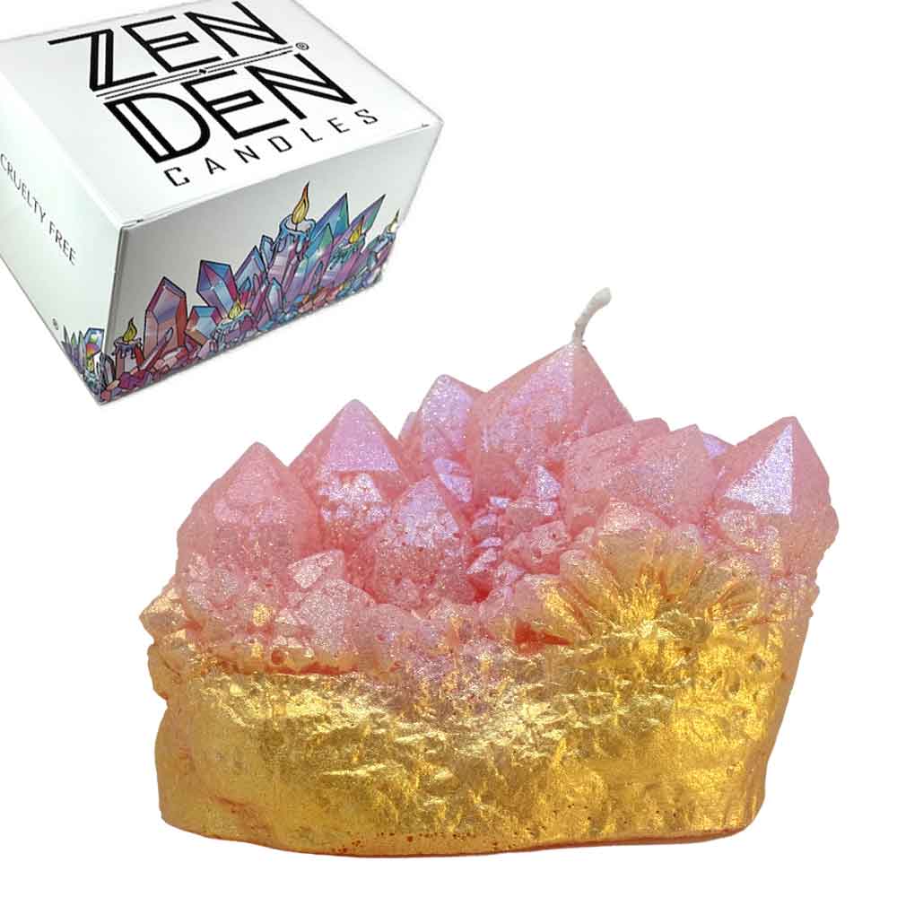 Exclusive Gold Dipped Crystal Candles