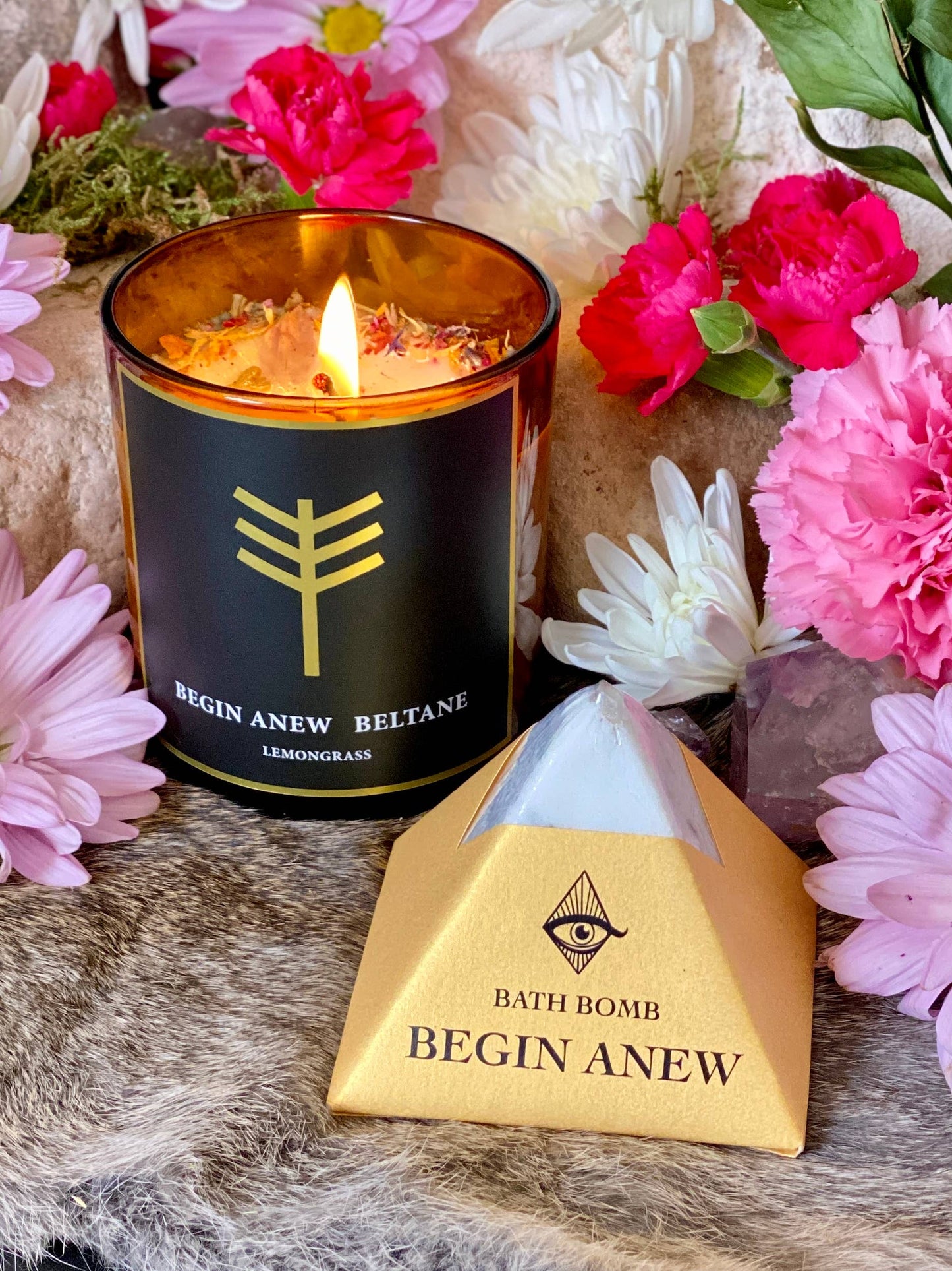 Begin Anew | Beltane Bath Bomb