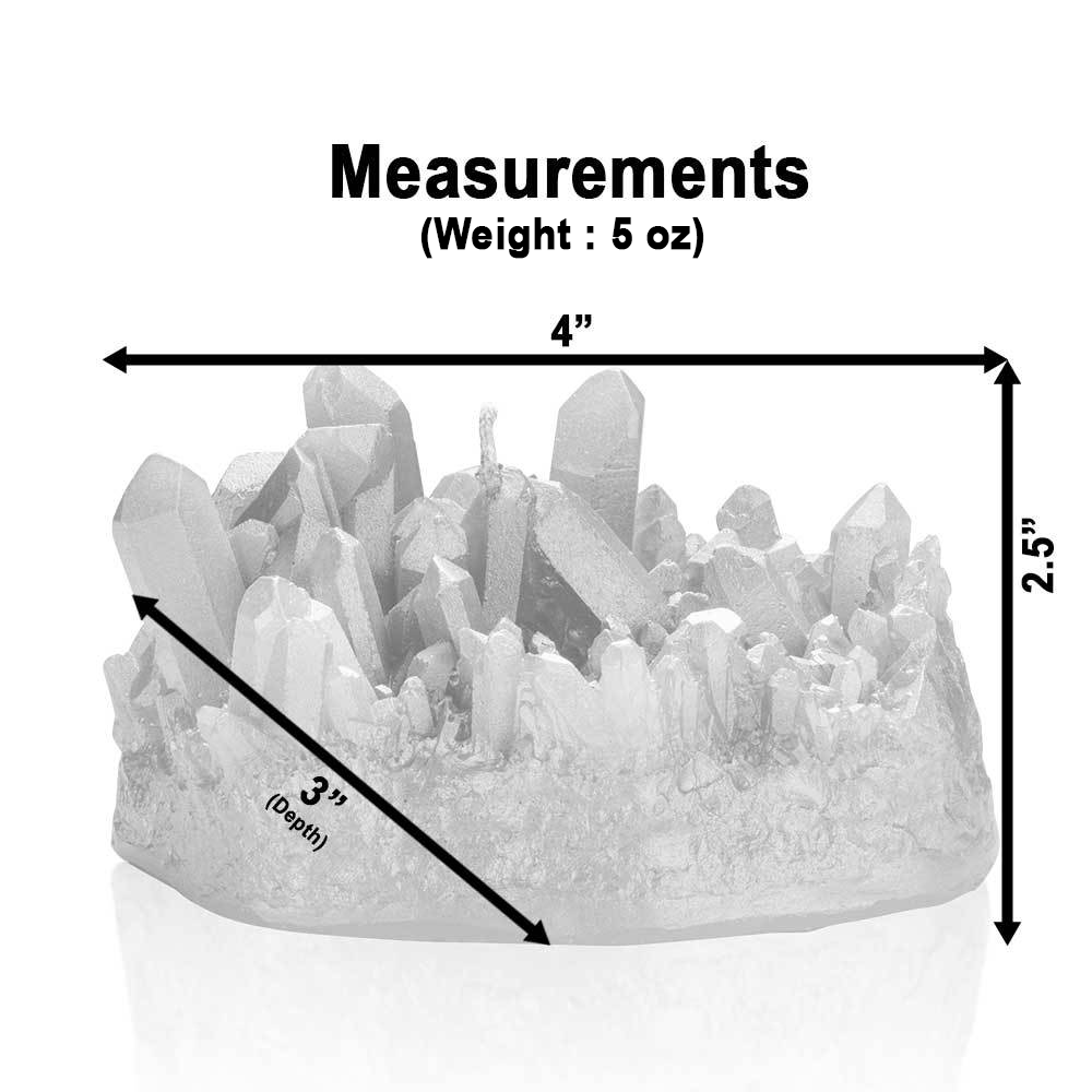 Aura Quartz Crystal Candle