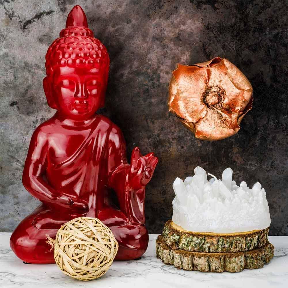 Aura Quartz Crystal Candle