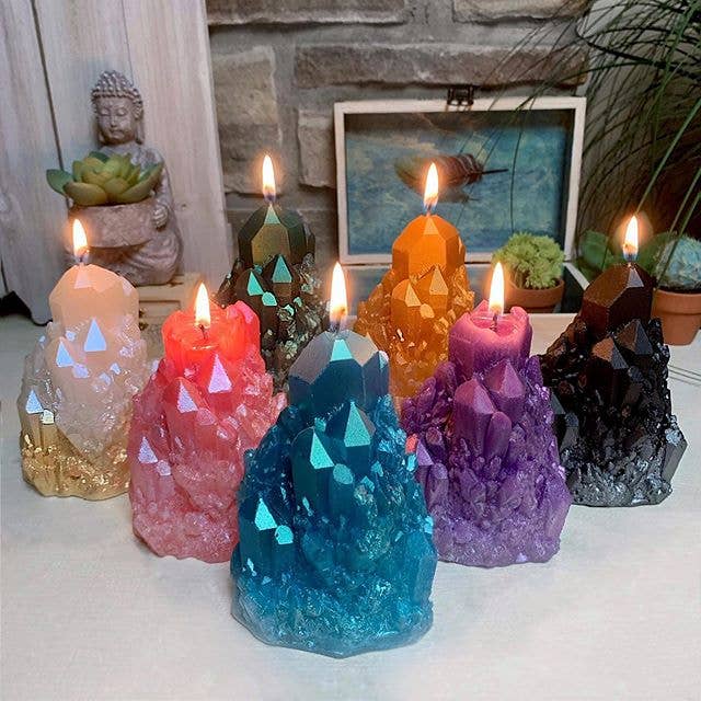 Abundance Quartz Crystal Candle