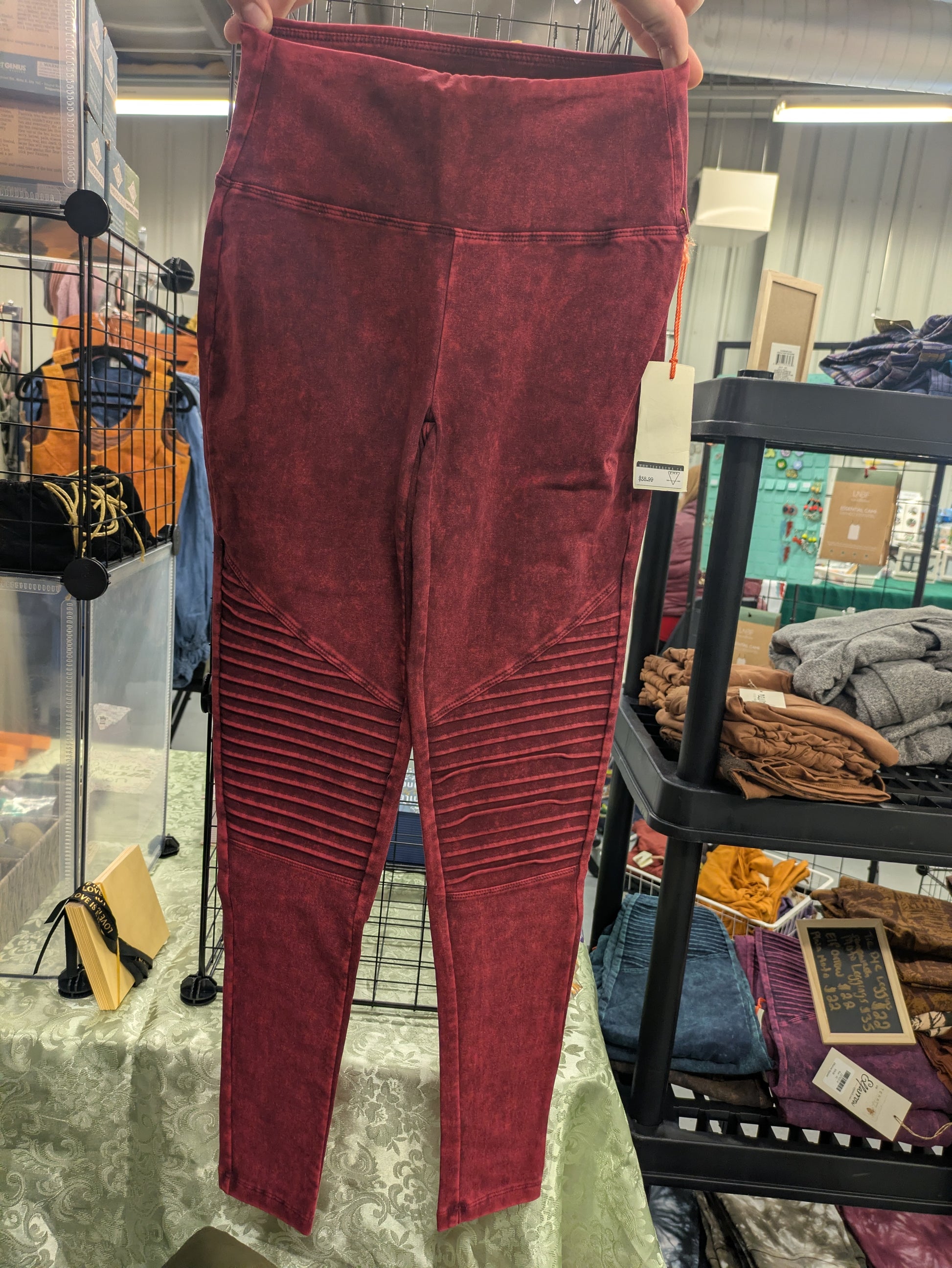 Stone wash moto leggings Canada , Canadian boutique, leggings, shape wear, moto, Stonewash, gift shop, Canadian clothing shop, colorful leggings