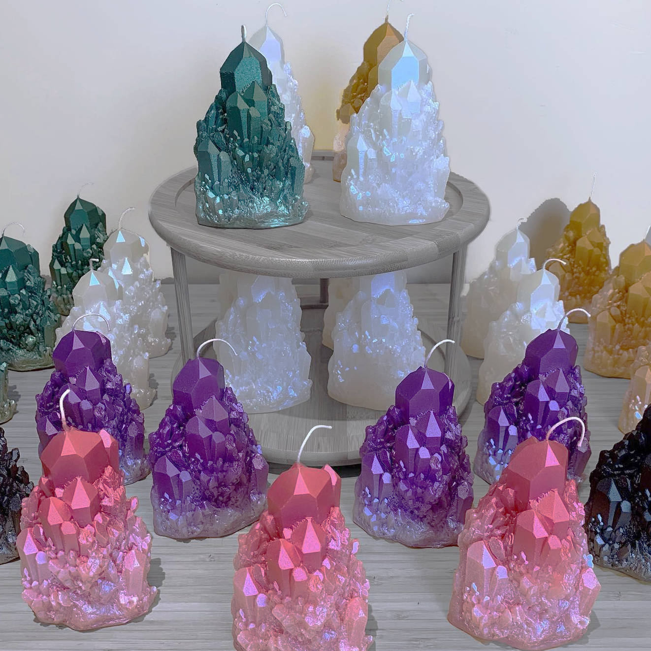 Abundance Quartz Crystal Candle