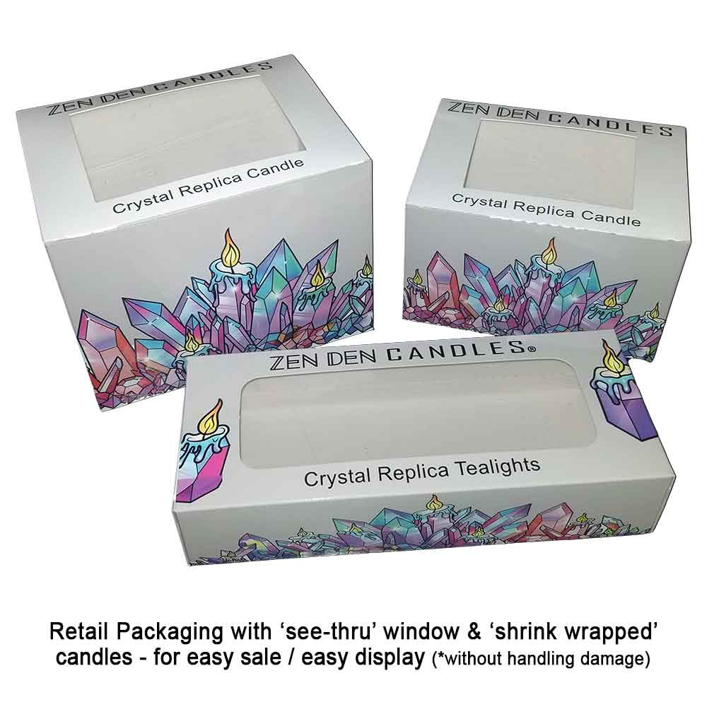 Exclusive Gold Dipped Crystal Candles