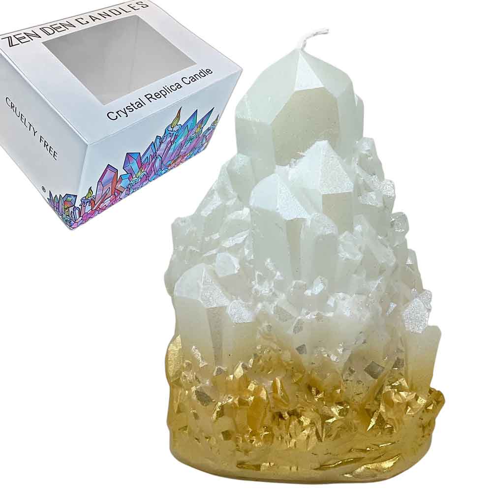 Exclusive Gold Dipped Crystal Candles