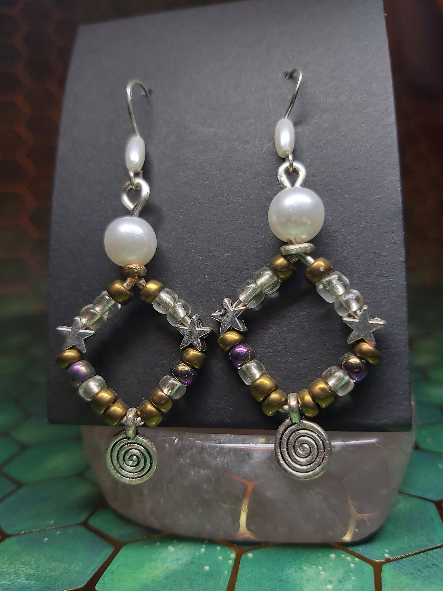 Mother Gaia Silver Earrings