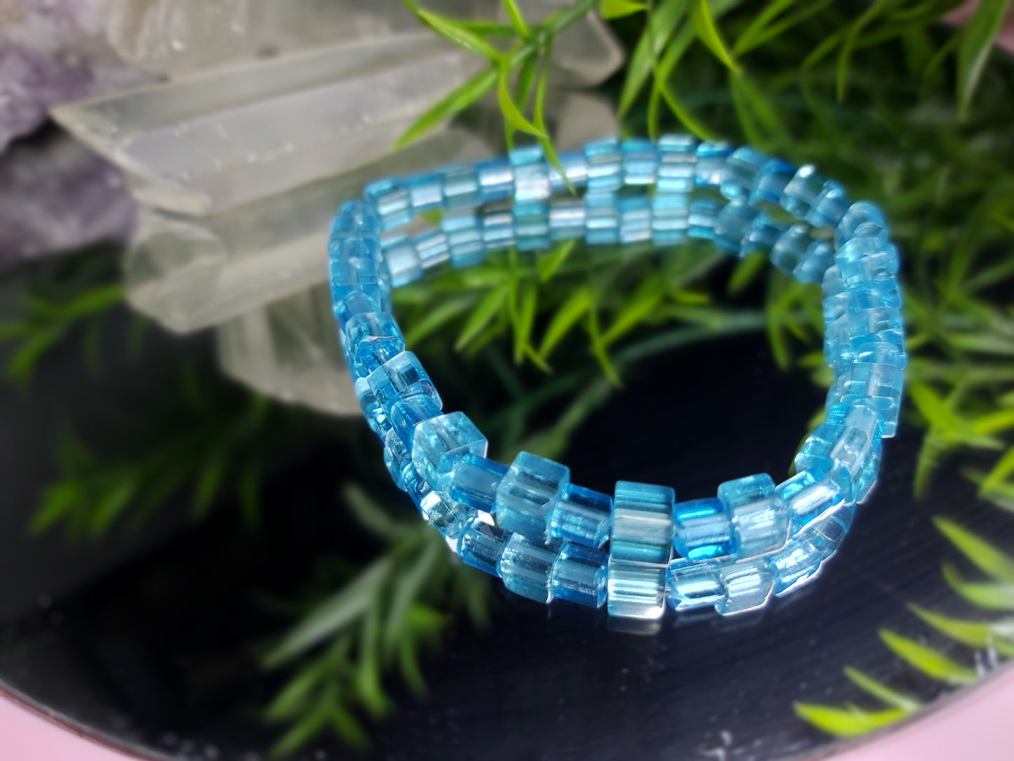 Bracelet, bead, bracelet, gifts, gift, shop, unique, handmade, hand, made, giftshop, Thunder Bay, thunderbay, Ontario, spirituality, spiritual, gift set, blue 