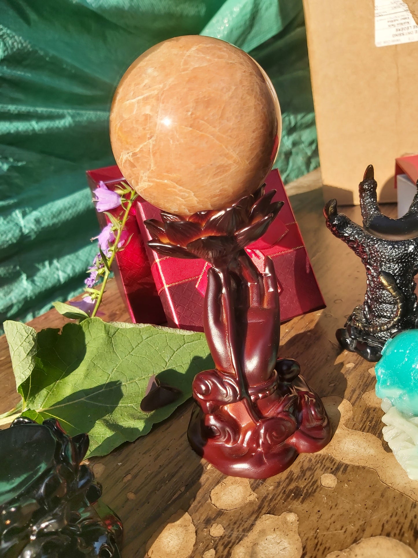 Sphere stand, Sphere, crystal ball, crystal, ball, stand, Novelty, medium, large, skeleton, glow in the dark, resin, unique, gifts, giftshop, gift, shop, Canada, Canadian, friends, witch, witches, him, her, teens, kids, crystal lovers, sale 