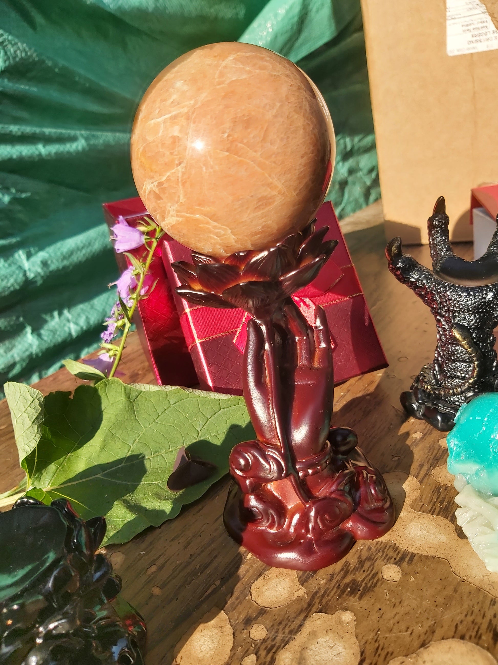 Sphere stand, Sphere, crystal ball, crystal, ball, stand, Novelty, medium, large, skeleton, glow in the dark, resin, unique, gifts, giftshop, gift, shop, Canada, Canadian, friends, witch, witches, him, her, teens, kids, crystal lovers, sale 