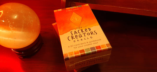 Oracle,  cards, Oracle cards, tarot, fortune, luck, game, reading, energy reading, cards, deck, spiritual, spirituality, sacred, creator, the sacred creator Oracle, chris Anne, divination, witch, gifts, giftshop, local, Thunder Bay, Ontario, gifts, gift shop, Canada 