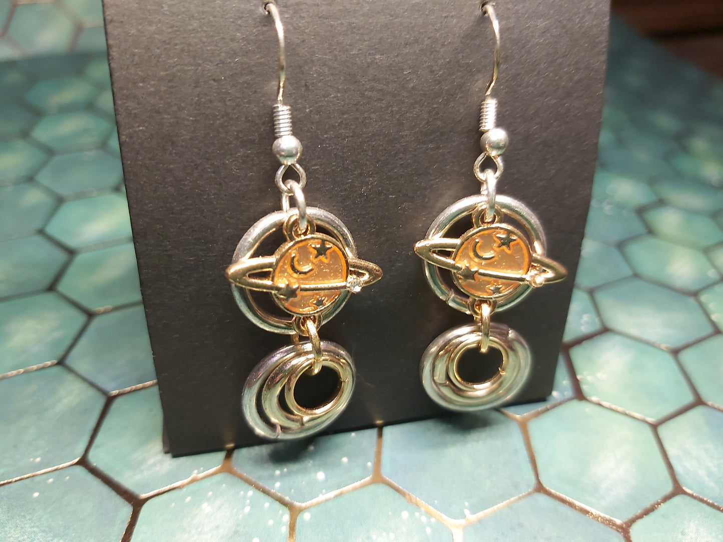 Sterling, silver, earrings, sterling silver, boho, space, orange, dangle earrings, event  jewlery, gift, shop, gifts, giftshop, Thunder Bay, artfelt, art, handmade, unique, Hooks, beautiful, unique, jewlery, 925  925silver, gold, rings, Jupiter, planet