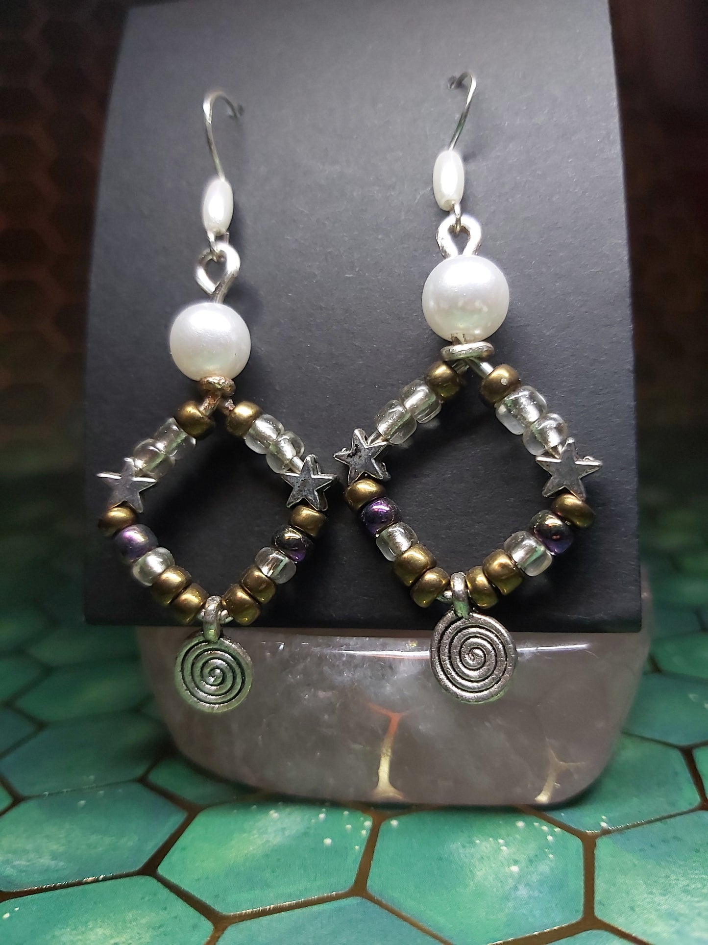 Mother Gaia Silver Earrings