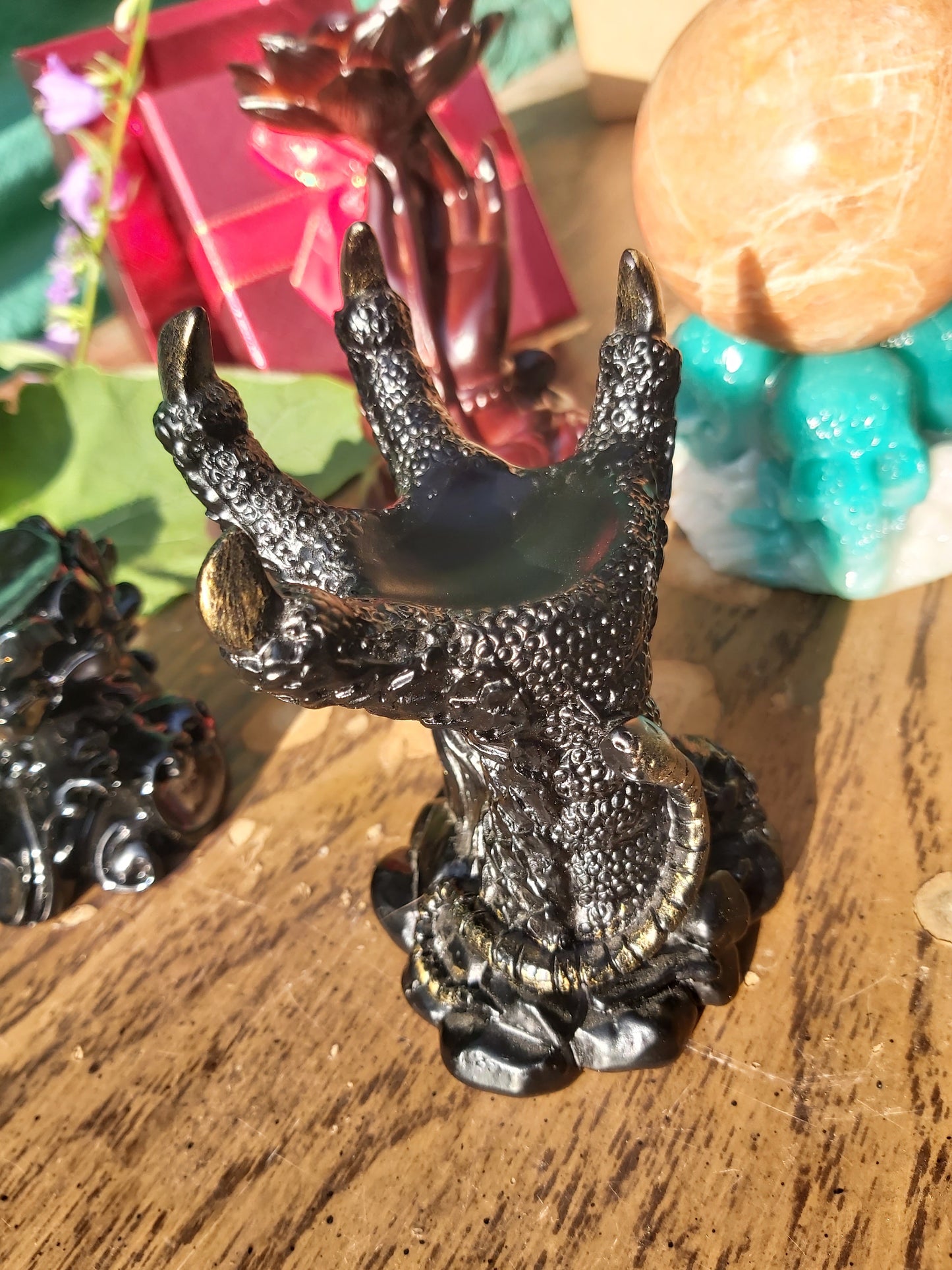 Sphere stand, Sphere, crystal ball, crystal, ball, stand, Novelty, medium, large, skeleton, glow in the dark, resin, unique, gifts, giftshop, gift, shop, Canada, Canadian, friends, witch, witches, him, her, teens, kids, crystal lovers, sale ,dragon, dragon Claw, Lotus, flower, hand