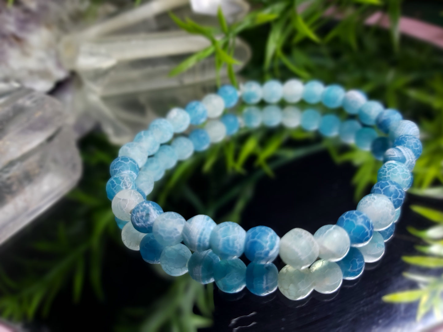 Bracelet, bead, bracelet, gifts, gift, shop, unique, handmade, hand, made, giftshop, Thunder Bay, thunderbay, Ontario, spirituality, spiritual, gift set, blue 