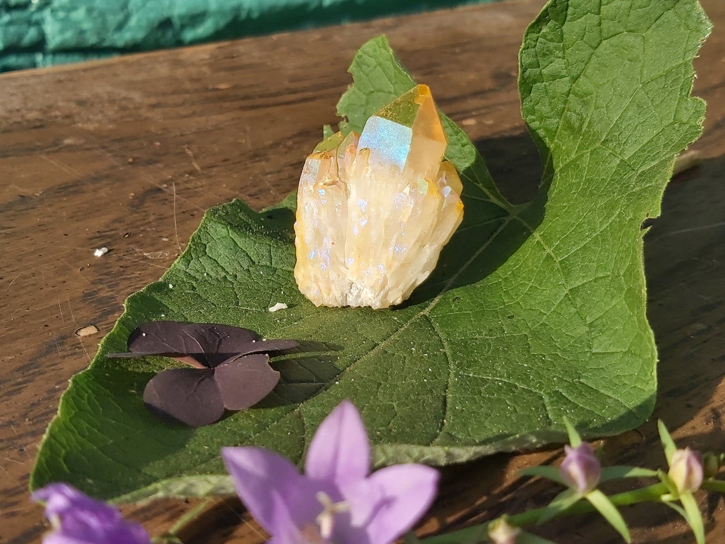 Yellow aura quartz crystal , giftshop  gifts , cluster, gemstone, semiprecious, Canadian, Canada, Ontario, gifts,  birthday, witch, for her, for him, for kids, for teens, quartz, yellow, titanium aura quartz, solar plexus chakra