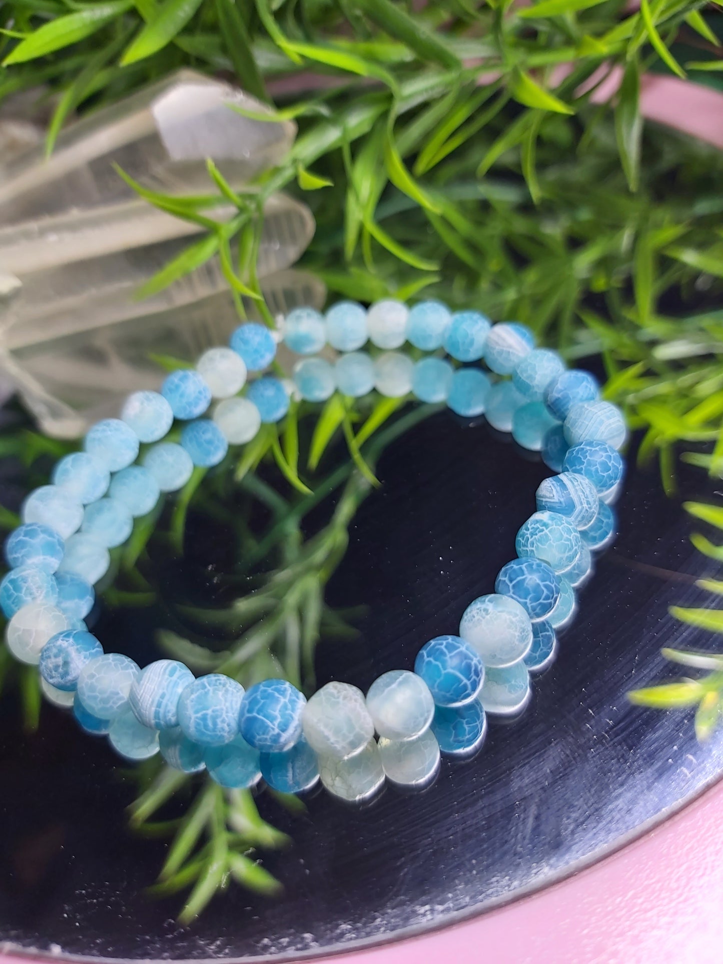 Bracelet, bead, bracelet, gifts, gift, shop, unique, handmade, hand, made, giftshop, Thunder Bay, thunderbay, Ontario, spirituality, spiritual, gift set, blue 