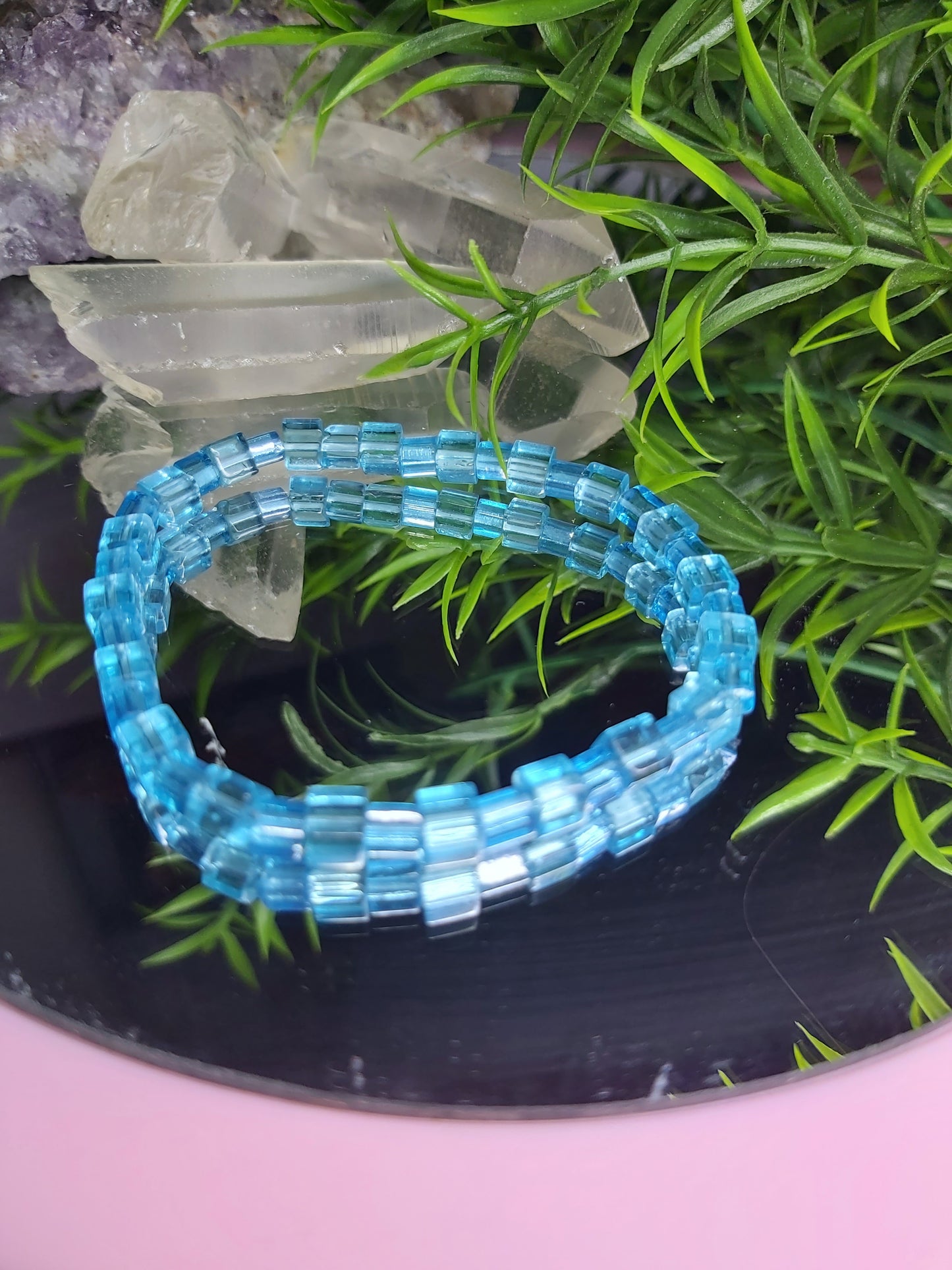 Bracelet, bead, bracelet, gifts, gift, shop, unique, handmade, hand, made, giftshop, Thunder Bay, thunderbay, Ontario, spirituality, spiritual, gift set, blue 