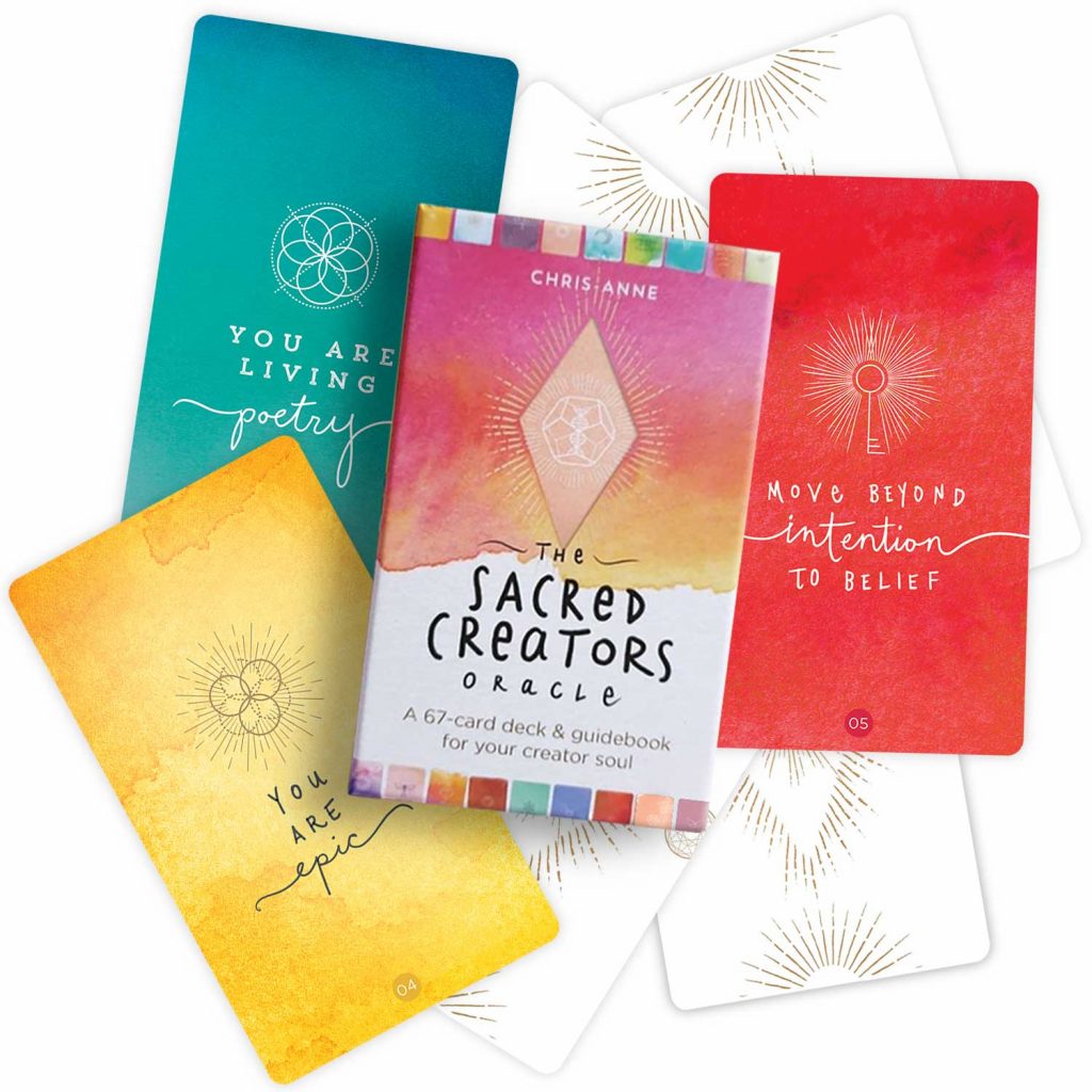 Oracle,  cards, Oracle cards, tarot, fortune, luck, game, reading, energy reading, cards, deck, spiritual, spirituality, sacred, creator, the sacred creator Oracle, chris Anne, divination, witch, gifts, giftshop, local, Thunder Bay, Ontario, gifts, gift shop, Canada 